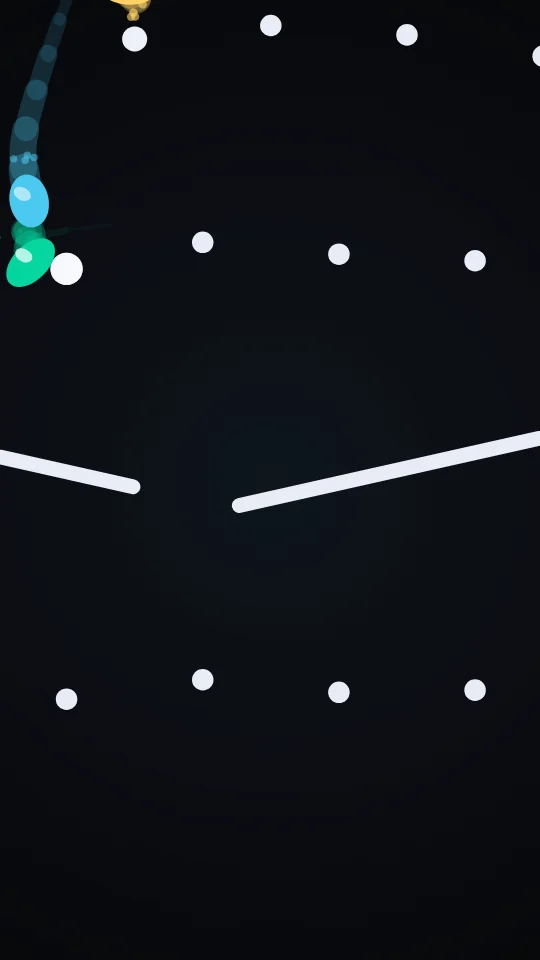 Climax frame of the Ball race scene, drawn by the engine