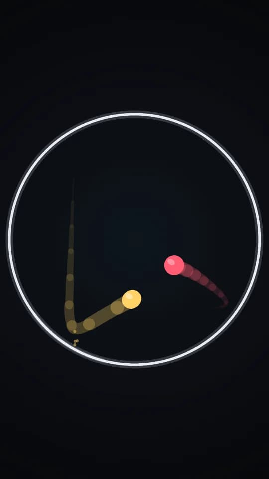 Climax frame of the Numeric trajectory scene, drawn by the engine